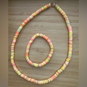 Sunshine necklace and bracelet set